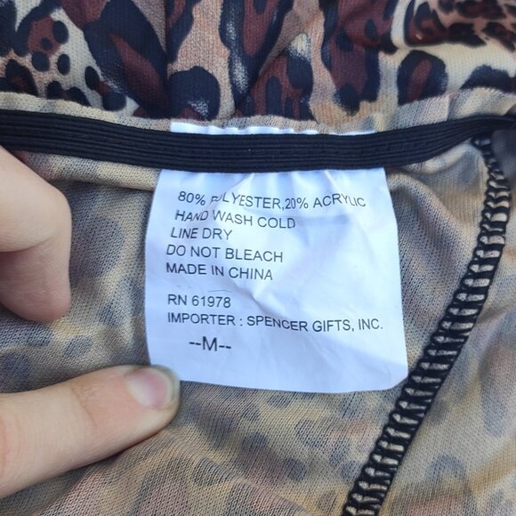 Caveman Costume Men Size Medium 36-42 (Tunic, Wig, Club, Shoe Covers) Halloween - Picture 4 of 14